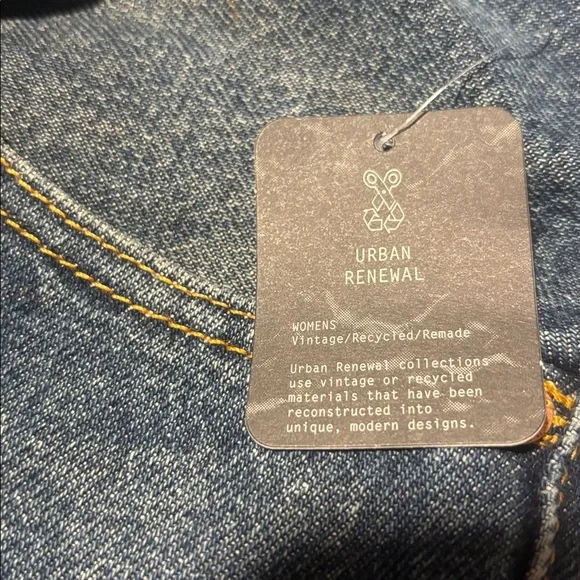 Urban Renewal Levi Strauss & Co. 517 Colorful Patchwork Women Jeans size 32/32 - Picture 7 of 8